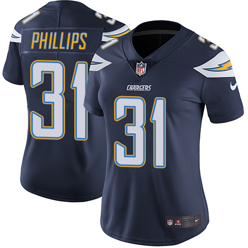 Women's Nike Los Angeles Chargers #31 Adrian Phillips Navy Blue Team Color Vapor Untouchable Limited Player NFL Jersey