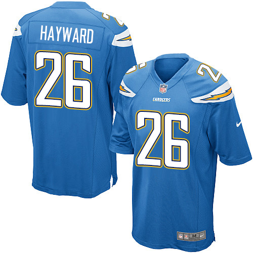 Men's Nike Los Angeles Chargers #26 Casey Hayward Game Electric Blue Alternate NFL Jersey