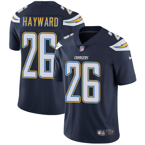 Youth Nike Los Angeles Chargers #26 Casey Hayward Navy Blue Team Color Vapor Untouchable Elite Player NFL Jersey