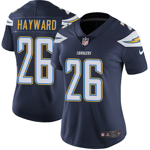 Women's Nike Los Angeles Chargers #26 Casey Hayward Navy Blue Team Color Vapor Untouchable Limited Player NFL Jersey