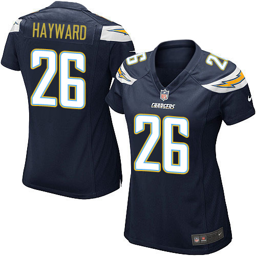Women's Nike Los Angeles Chargers #26 Casey Hayward Game Navy Blue Team Color NFL Jersey