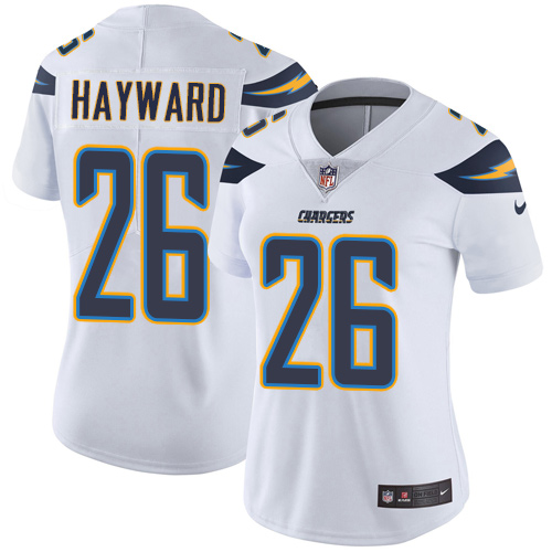 Women's Nike Los Angeles Chargers #26 Casey Hayward White Vapor Untouchable Limited Player NFL Jersey