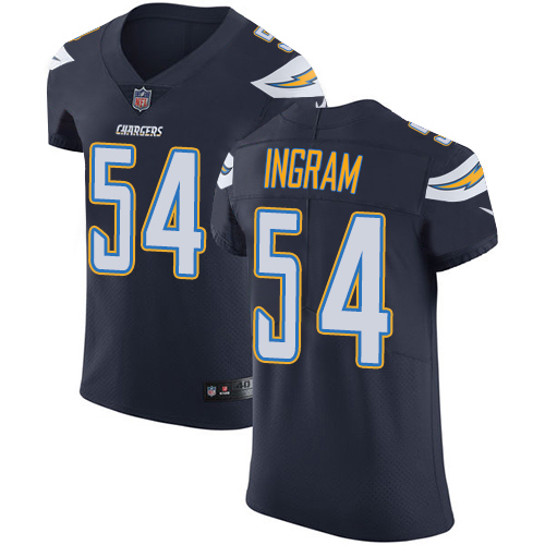 Men's Nike Los Angeles Chargers #54 Melvin Ingram Elite Navy Blue Team Color NFL Jersey