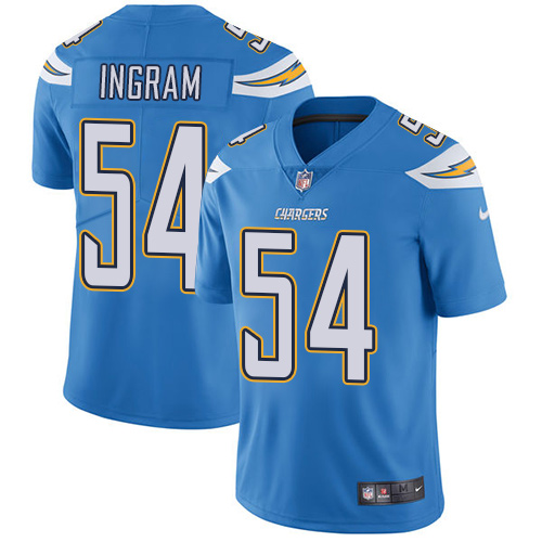 Youth Nike Los Angeles Chargers #54 Melvin Ingram Electric Blue Alternate Vapor Untouchable Elite Player NFL Jersey
