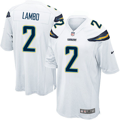 Men's Nike Los Angeles Chargers #20 Desmond King Game White NFL Jersey