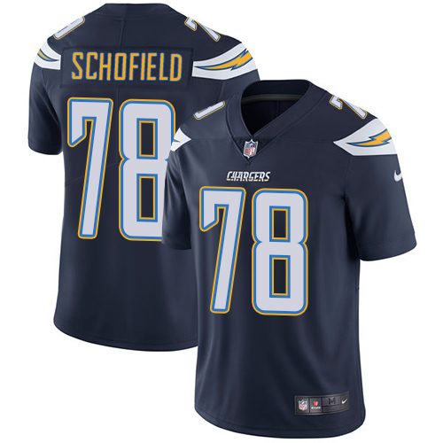 Youth Nike Los Angeles Chargers #78 Michael Schofield Navy Blue Team Color Vapor Untouchable Limited Player NFL Jersey