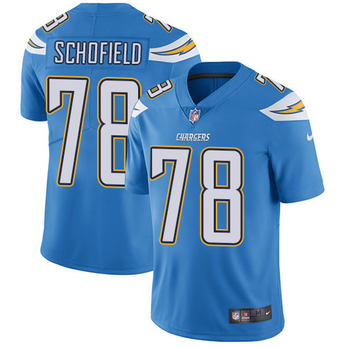Youth Nike Los Angeles Chargers #78 Michael Schofield Electric Blue Alternate Vapor Untouchable Elite Player NFL Jersey