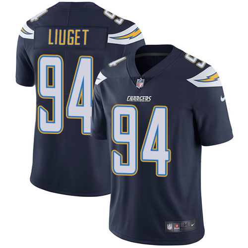 Youth Nike Los Angeles Chargers #94 Corey Liuget Navy Blue Team Color Vapor Untouchable Elite Player NFL Jersey