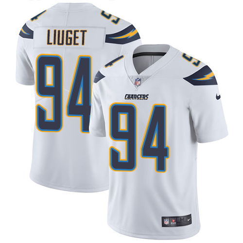 Youth Nike Los Angeles Chargers #94 Corey Liuget White Vapor Untouchable Elite Player NFL Jersey