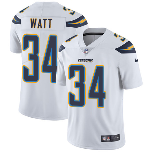 Youth Nike Los Angeles Chargers #34 Derek Watt White Vapor Untouchable Limited Player NFL Jersey