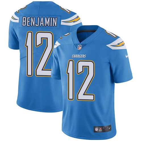 Youth Nike Los Angeles Chargers #12 Travis Benjamin Electric Blue Alternate Vapor Untouchable Elite Player NFL Jersey