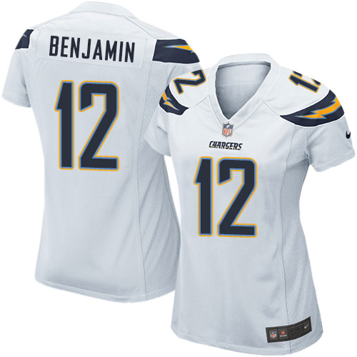 Women's Nike Los Angeles Chargers #12 Travis Benjamin Game White NFL Jersey