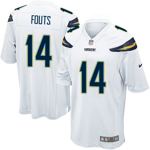 Men's Nike Los Angeles Chargers #14 Dan Fouts Game White NFL Jersey