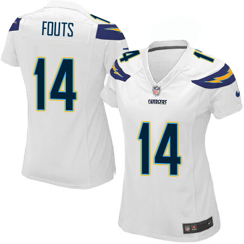 Women's Nike Los Angeles Chargers #14 Dan Fouts Game White NFL Jersey