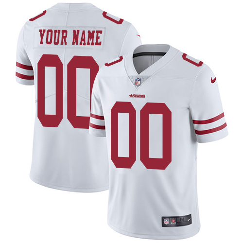 Men's Nike San Francisco 49ers Customized White Vapor Untouchable Custom Limited NFL Jersey