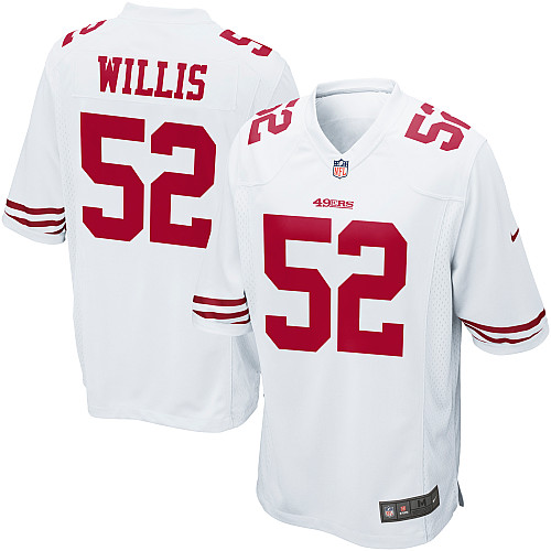 Men's Nike San Francisco 49ers #52 Patrick Willis Game White NFL Jersey