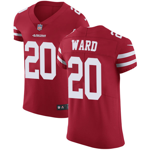 Men's Nike San Francisco 49ers #25 Jimmie Ward Red Team Color Vapor Untouchable Elite Player NFL Jersey