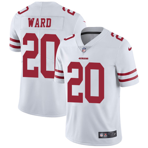 Men's Nike San Francisco 49ers #25 Jimmie Ward White Vapor Untouchable Limited Player NFL Jersey