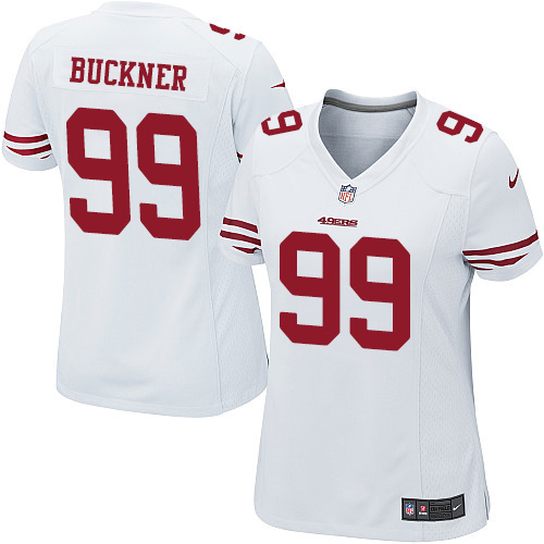 Women's Nike San Francisco 49ers #99 DeForest Buckner Game White NFL Jersey