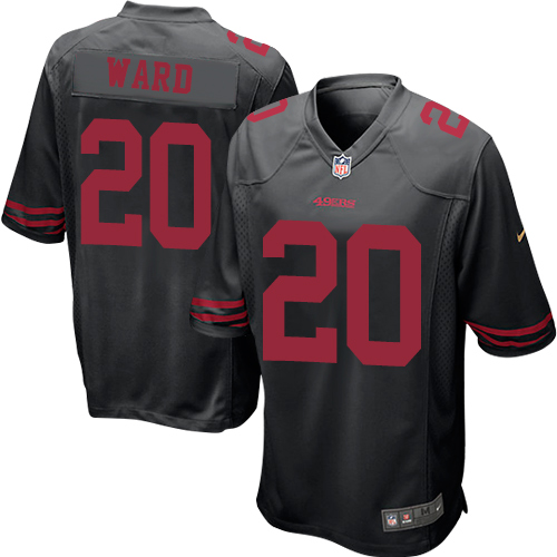 Men's Nike San Francisco 49ers #25 Jimmie Ward Game Black NFL Jersey