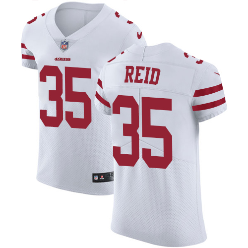 Men's Nike San Francisco 49ers #35 Eric Reid White Vapor Untouchable Elite Player NFL Jersey