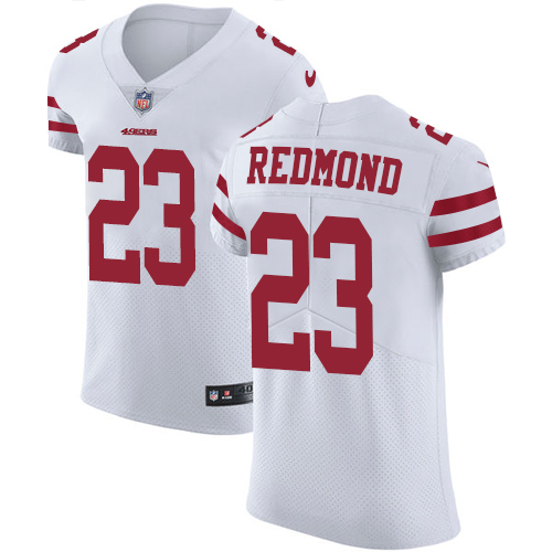 Men's Nike San Francisco 49ers #23 Will Redmond White Vapor Untouchable Elite Player NFL Jersey