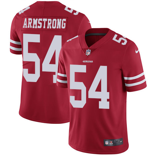 Men's Nike San Francisco 49ers #54 Ray-Ray Armstrong Red Team Color Vapor Untouchable Limited Player NFL Jersey