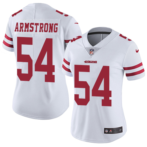 Women's Nike San Francisco 49ers #54 Ray-Ray Armstrong White Vapor Untouchable Limited Player NFL Jersey