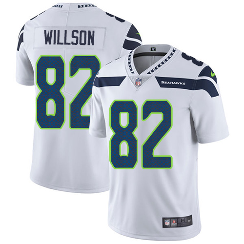 Youth Nike Seattle Seahawks #82 Luke Willson White Vapor Untouchable Elite Player NFL Jersey