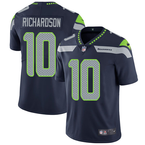 Men's Nike Seattle Seahawks #10 Paul Richardson Navy Blue Team Color Vapor Untouchable Limited Player NFL Jersey