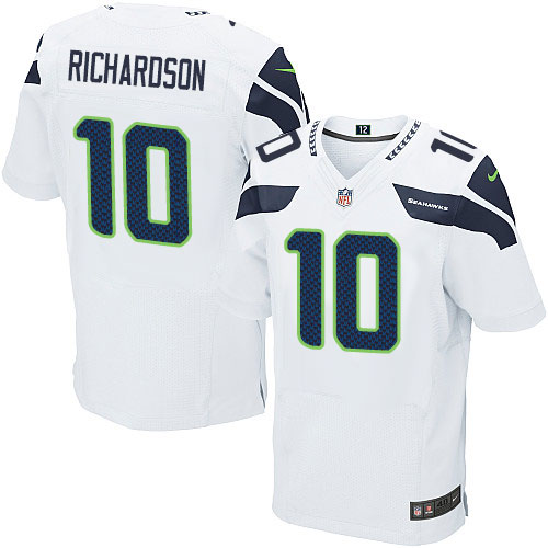 Men's Nike Seattle Seahawks #10 Paul Richardson Elite White NFL Jersey