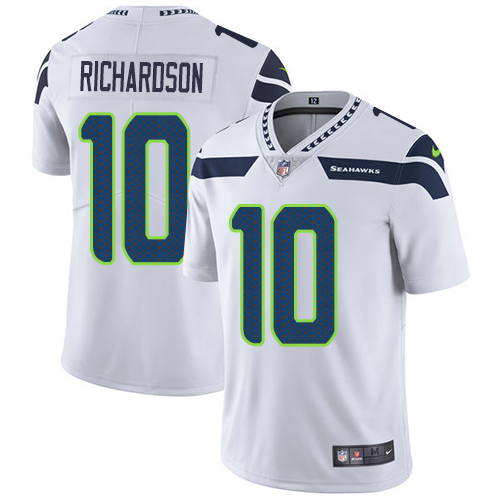 Men's Nike Seattle Seahawks #10 Paul Richardson White Vapor Untouchable Limited Player NFL Jersey