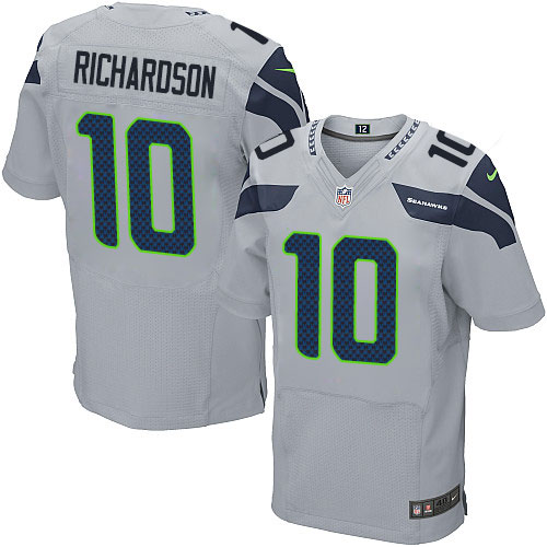 Men's Nike Seattle Seahawks #10 Paul Richardson Elite Grey Alternate NFL Jersey