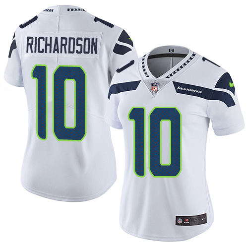 Women's Nike Seattle Seahawks #10 Paul Richardson White Vapor Untouchable Elite Player NFL Jersey