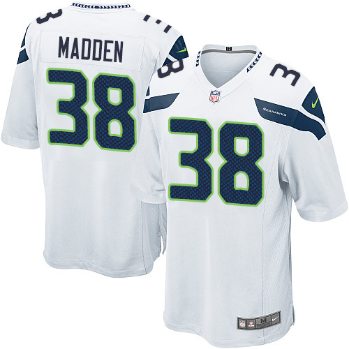 Men's Nike Seattle Seahawks #38 Tre Madden Game White NFL Jersey