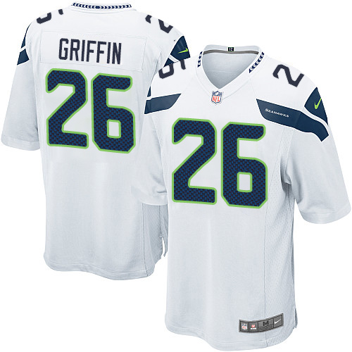 Men's Nike Seattle Seahawks #26 Shaquill Griffin Game White NFL Jersey