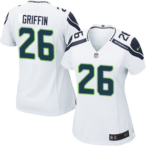 Women's Nike Seattle Seahawks #26 Shaquill Griffin Game White NFL Jersey