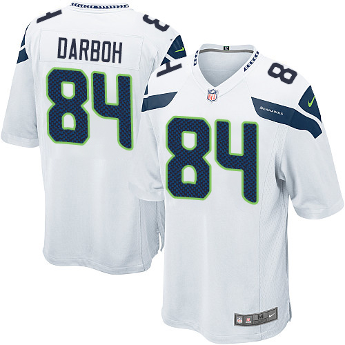 Men's Nike Seattle Seahawks #84 Amara Darboh Game White NFL Jersey