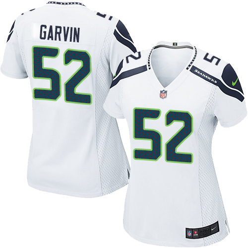 Women's Nike Seattle Seahawks #52 Terence Garvin Game White NFL Jersey