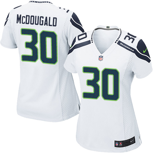 Women's Nike Seattle Seahawks #30 Bradley McDougald Game White NFL Jersey