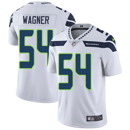 Men's Nike Seattle Seahawks #54 Bobby Wagner White Vapor Untouchable Limited Player NFL Jersey