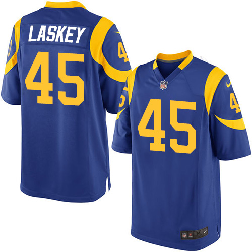 Youth Nike Los Angeles Rams #45 Zach Laskey Game Royal Blue Alternate NFL Jersey