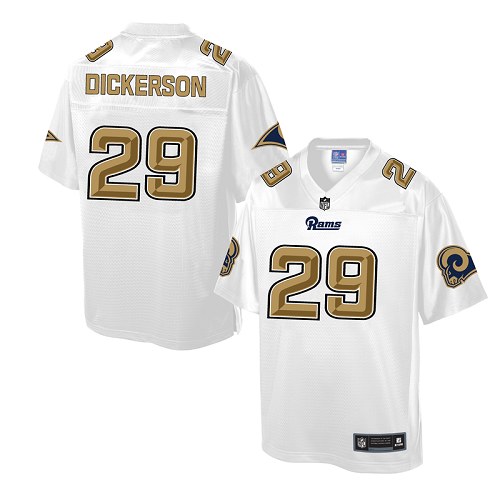 Men's Nike Los Angeles Rams #29 Eric Dickerson Game White Pro Line Fashion NFL Jersey