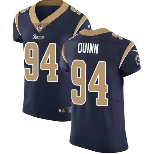Men's Nike Los Angeles Rams #94 Robert Quinn Navy Blue Team Color Vapor Untouchable Elite Player NFL Jersey