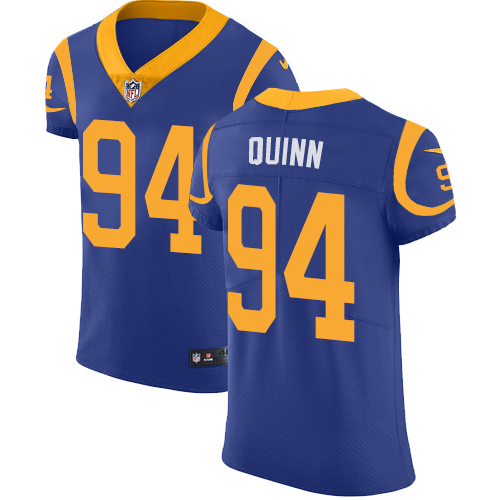 Men's Nike Los Angeles Rams #94 Robert Quinn Royal Blue Alternate Vapor Untouchable Elite Player NFL Jersey