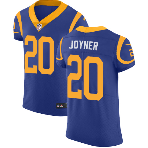Men's Nike Los Angeles Rams #20 Lamarcus Joyner Royal Blue Alternate Vapor Untouchable Elite Player NFL Jersey