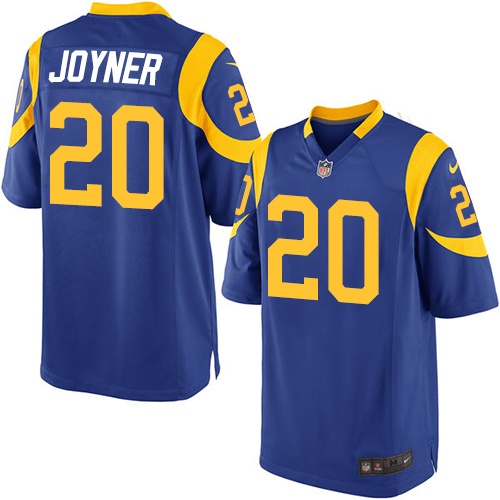 Men's Nike Los Angeles Rams #20 Lamarcus Joyner Game Royal Blue Alternate NFL Jersey