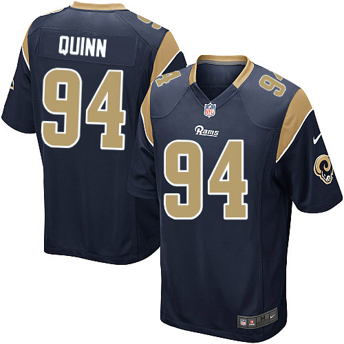 Youth Nike Los Angeles Rams #94 Robert Quinn Game Navy Blue Team Color NFL Jersey