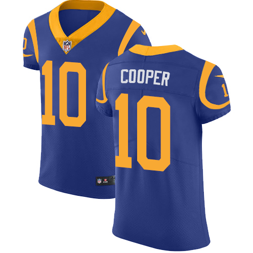 Men's Nike Los Angeles Rams #10 Pharoh Cooper Royal Blue Alternate Vapor Untouchable Elite Player NFL Jersey