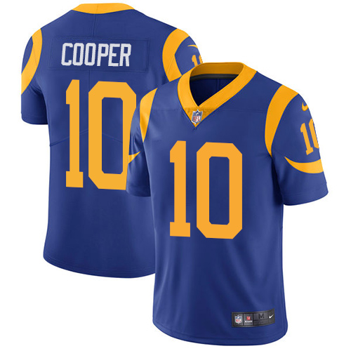 Men's Nike Los Angeles Rams #10 Pharoh Cooper Royal Blue Alternate Vapor Untouchable Limited Player NFL Jersey